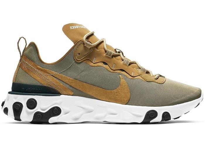 Nike React Element 55 Metallic Gold