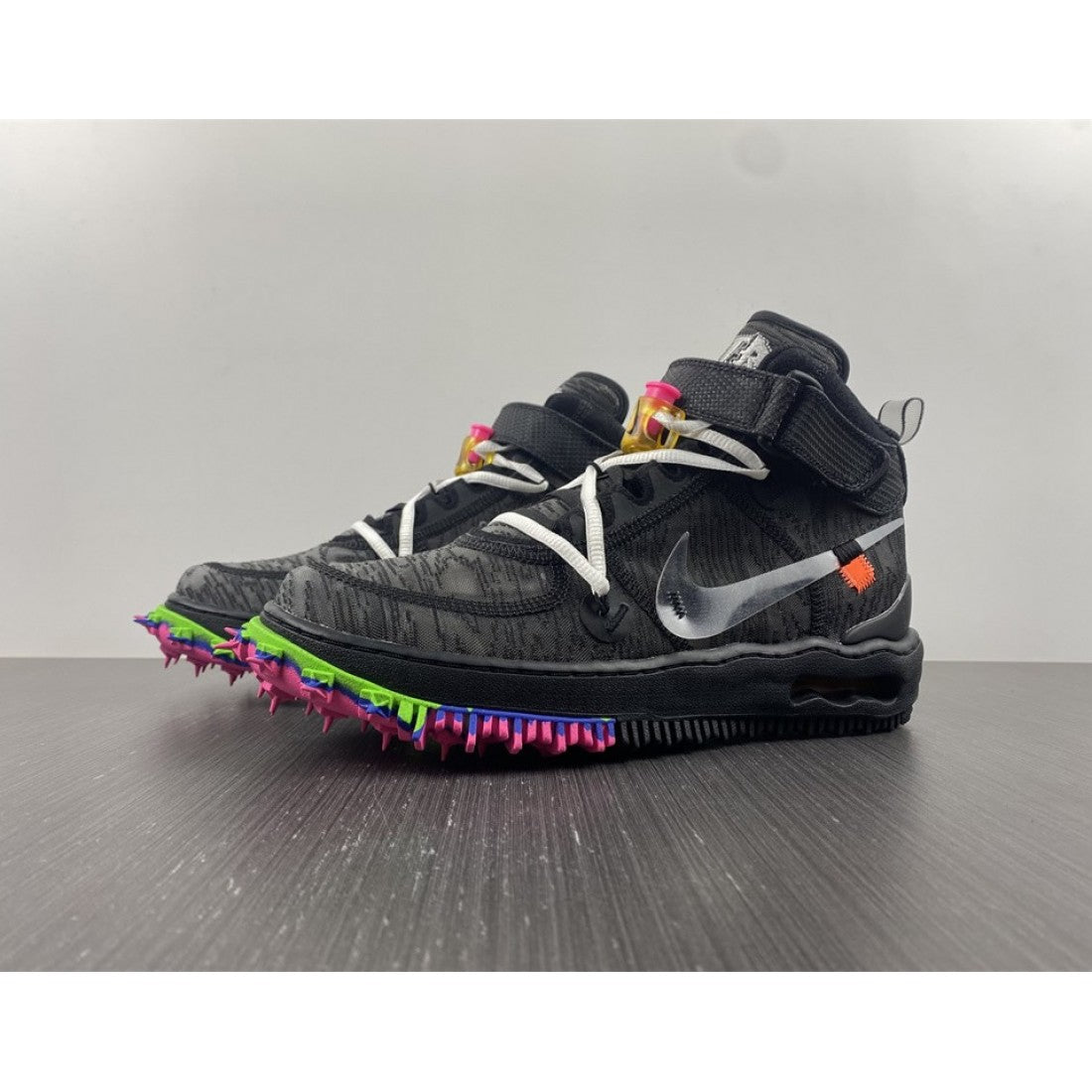 OFF-WHITE x Air Force 1 Mid 'Black'