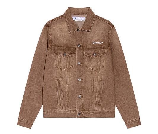 Off-White Diag Stripe Denim Jacket