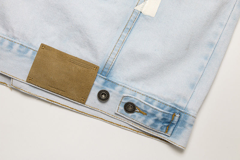 Off-White Diag Stripe Denim Jacket Blue/White