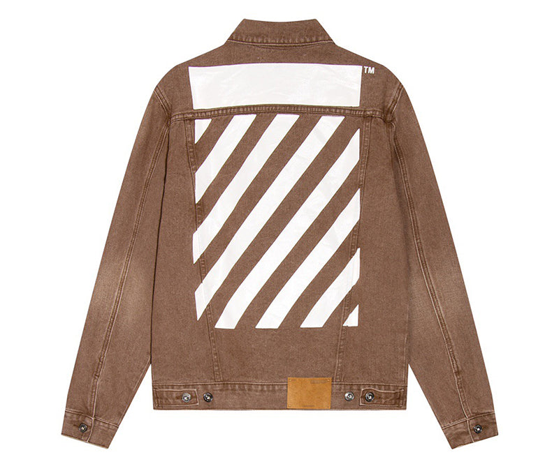 Off-White Diag Stripe Denim Jacket