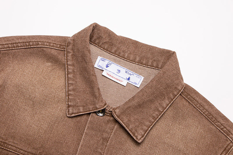 Off-White Diag Stripe Denim Jacket