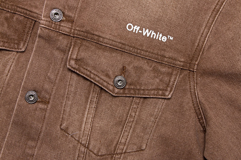 Off-White Diag Stripe Denim Jacket