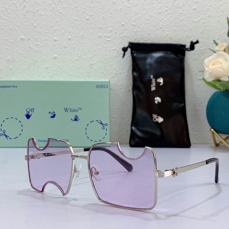 Off-White Cady cut-out rectangular-frame sunglasses