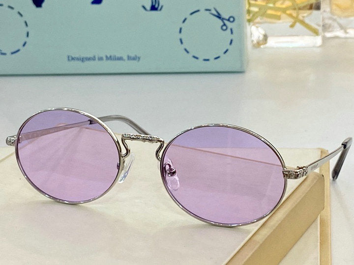 Off-White The Cape 140MM Round Sunglasses