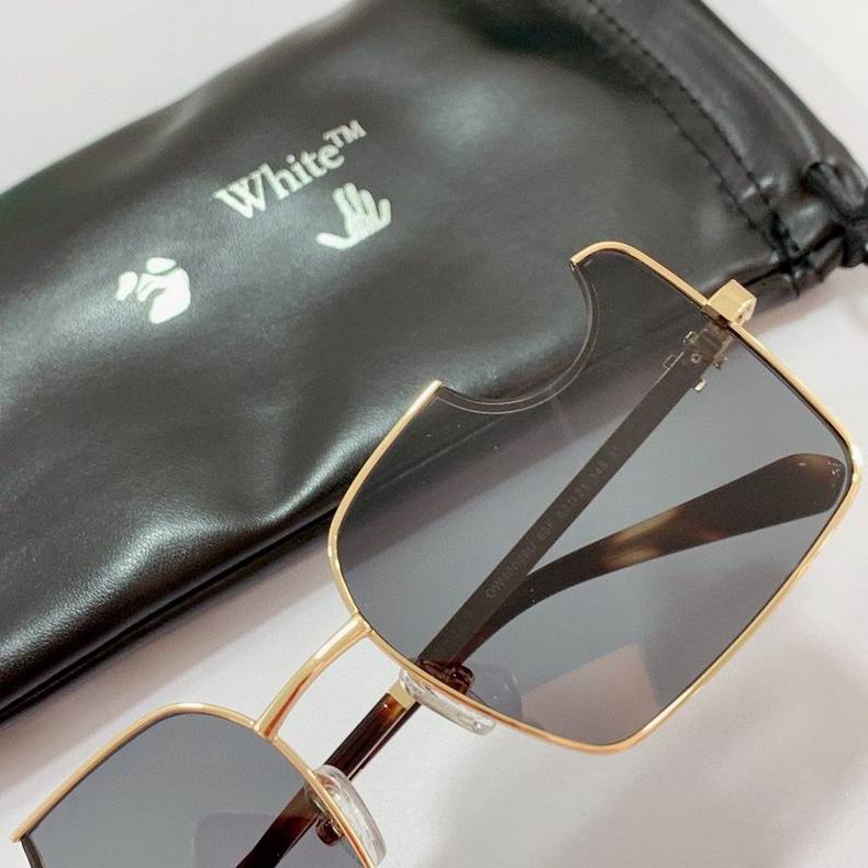Off-White Cady cut-out rectangular-frame sunglasses