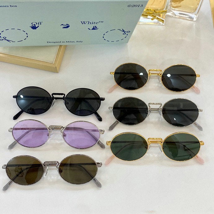 Off-White The Cape 140MM Round Sunglasses