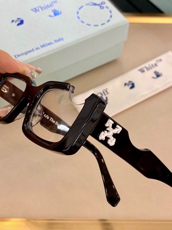 Off-White Cady Acetate 142mm Rectangular Sunglasses White / Smog