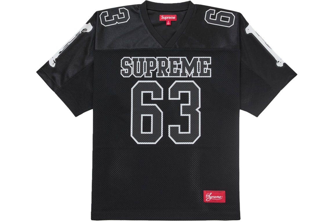 Supreme Bones Football Jersey 'Black'