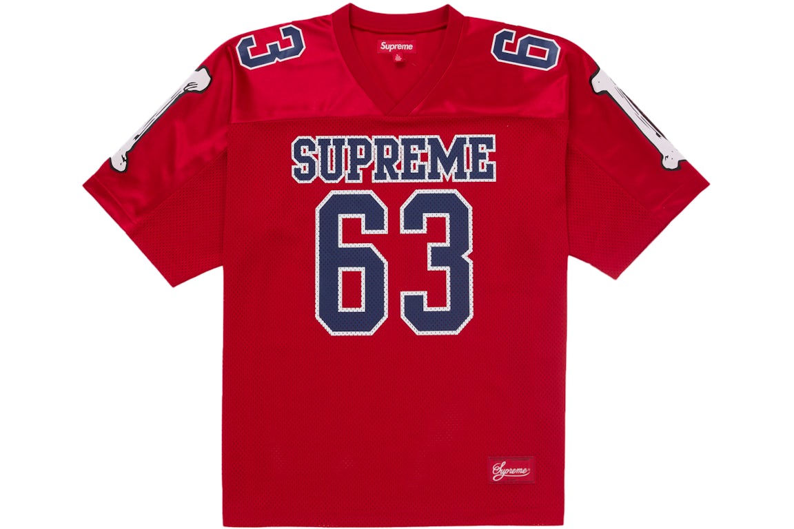 Supreme Bones Football Jersey Red