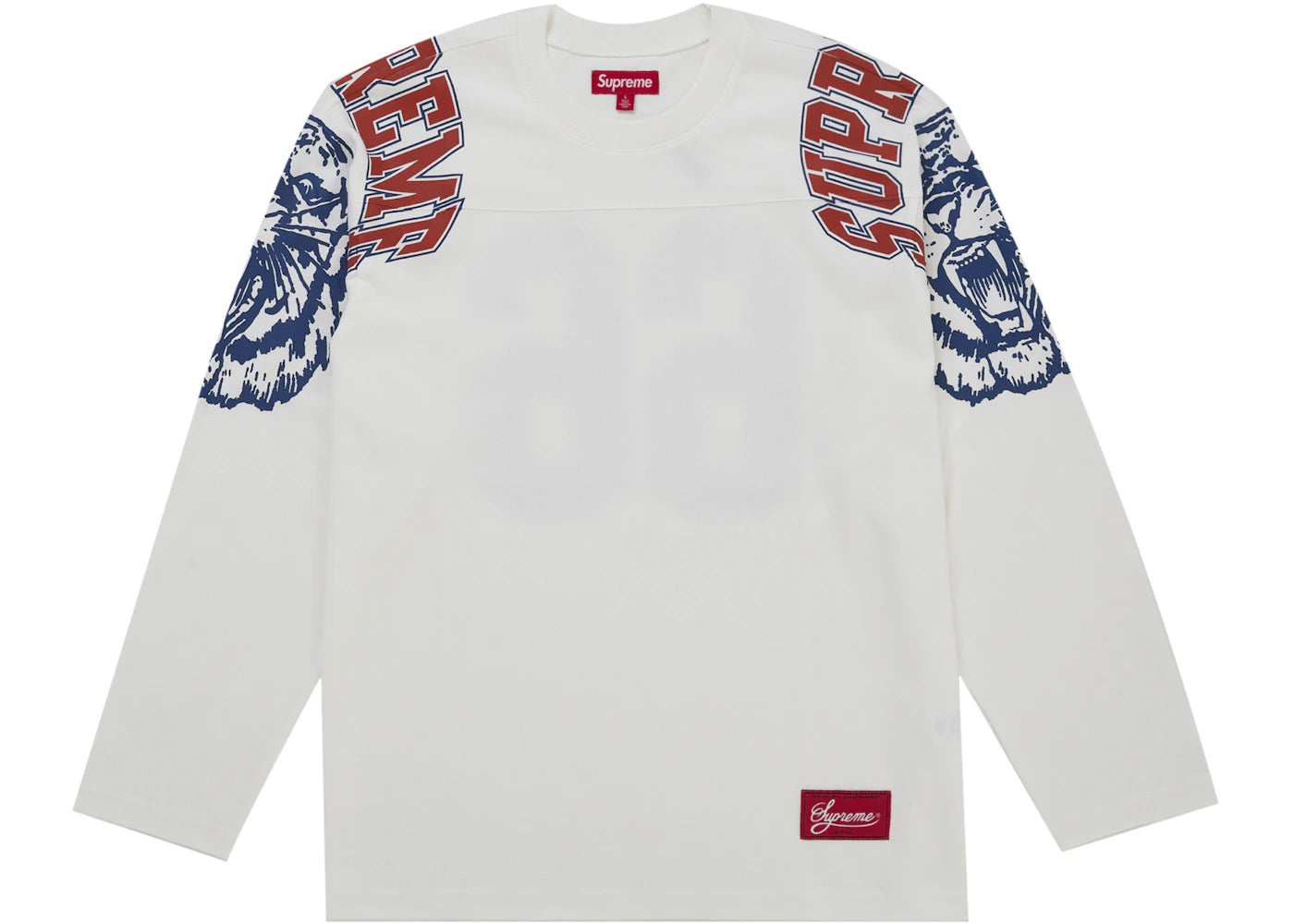 Supreme Mascot L/S Football Top White