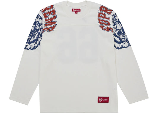 Supreme Mascot L/S Football Top White