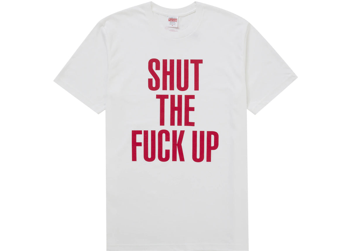 Supreme x Number (N)Ine Shut Up Tee 'White'