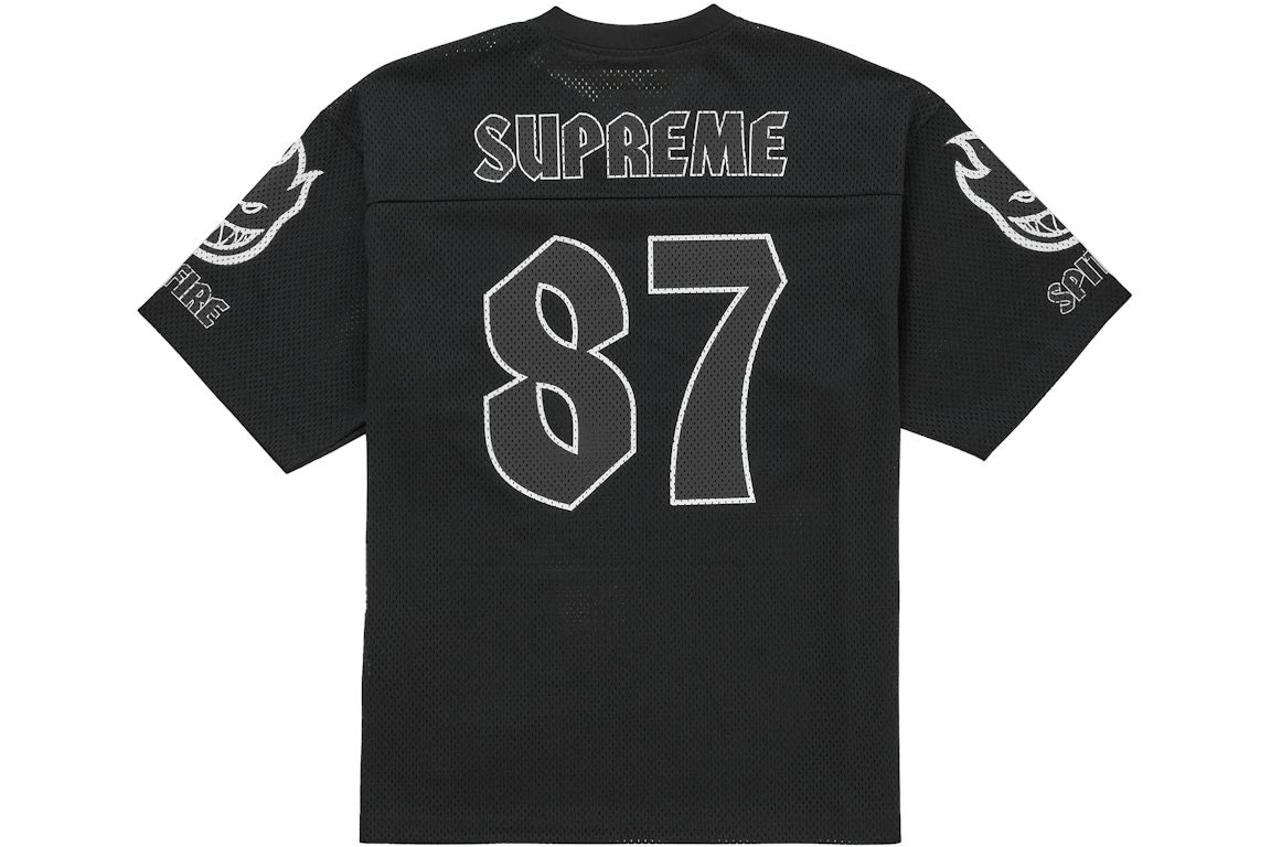 Supreme Spitfire Football Jersey 'Black'
