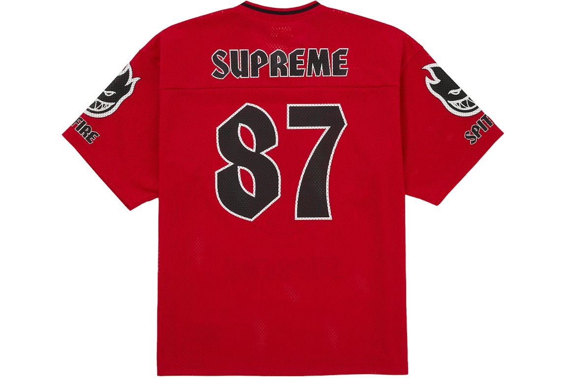 Supreme Spitfire Football Jersey 'Red'