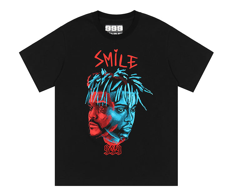 The Weeknd x Juice Wrld x Vlone Smile 999 21SS  T-shirt