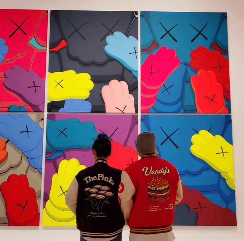 Vandy The Pink 4 Year Anniversary Varsity Jacket "Black Sail"