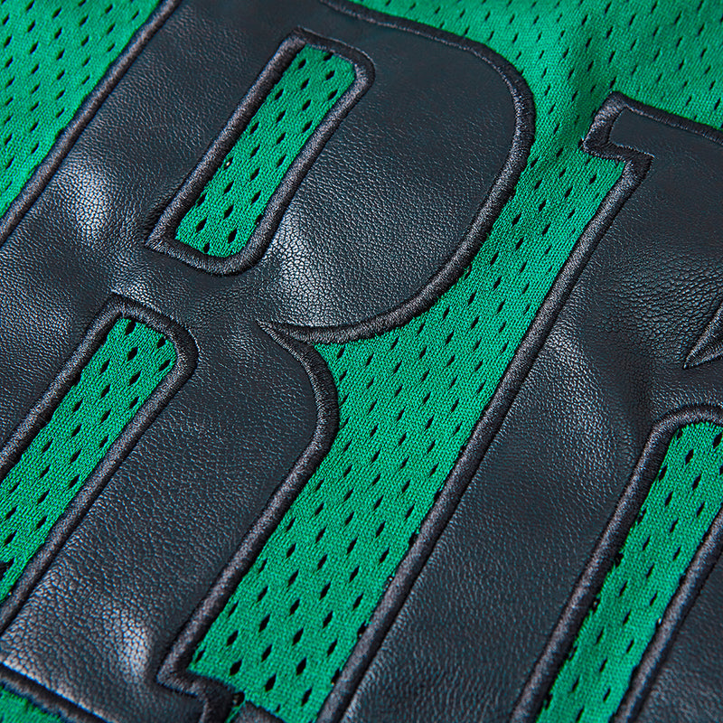 Rhude Rh Logo Shorts Mesh Green