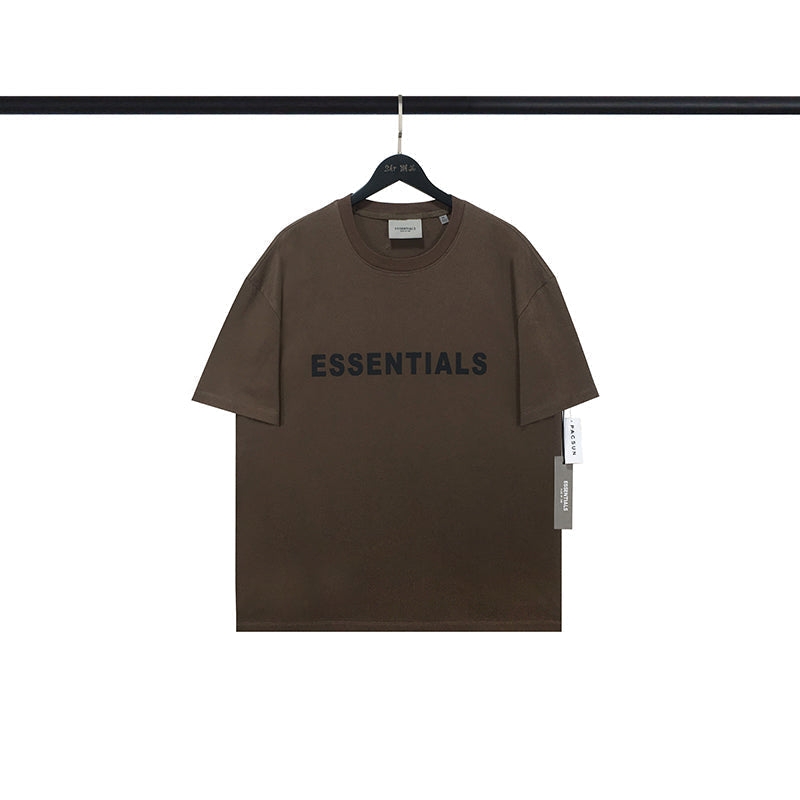 Fear of God Essentials Boxy T-Shirt Applique Logo 'Rain Drum'