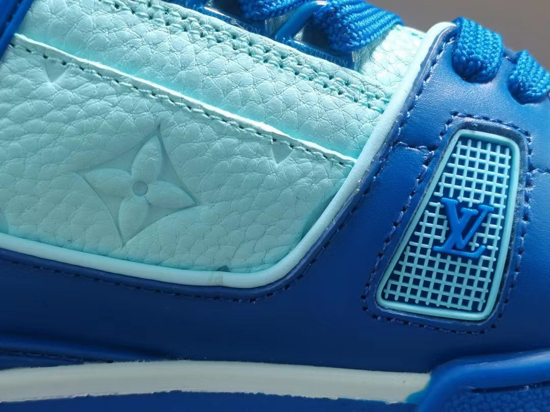 Louis Vuitton Trainer Monogram Blue Cyan