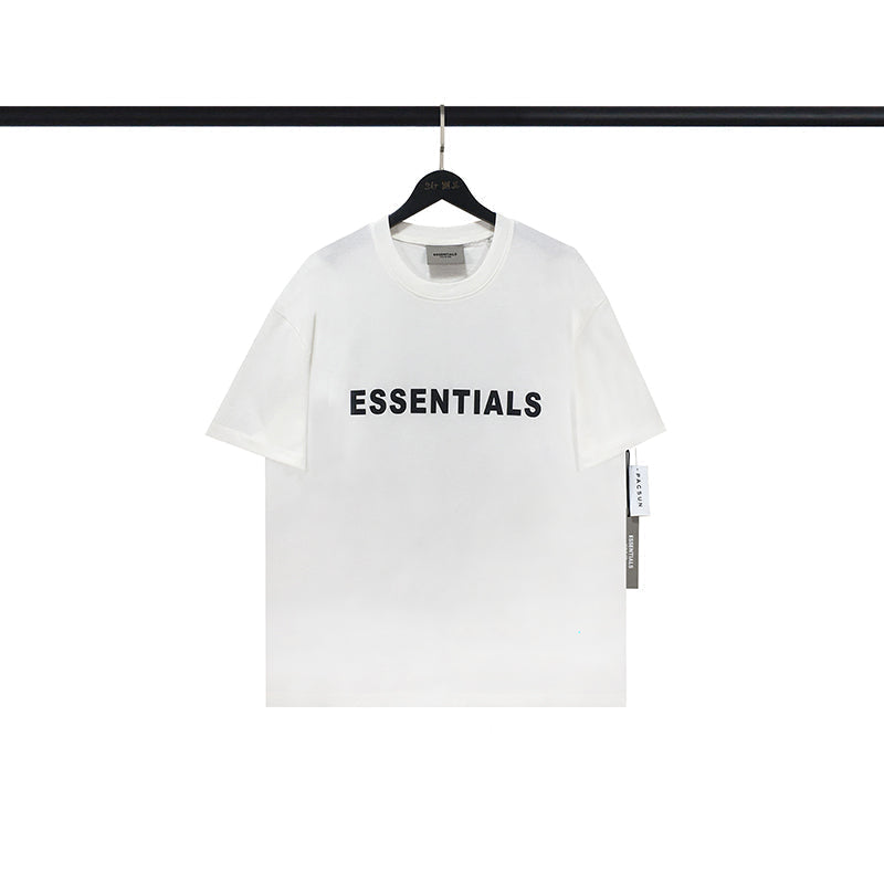 Fear of God Essentials Boxy T-Shirt Applique Logo 'Rain Drum'