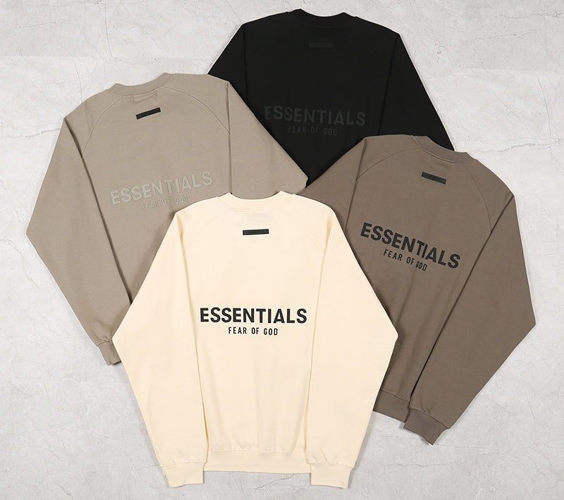 Fear of God Essentials Hoodie Pull-Over Crewneck (SS21) 'Black'