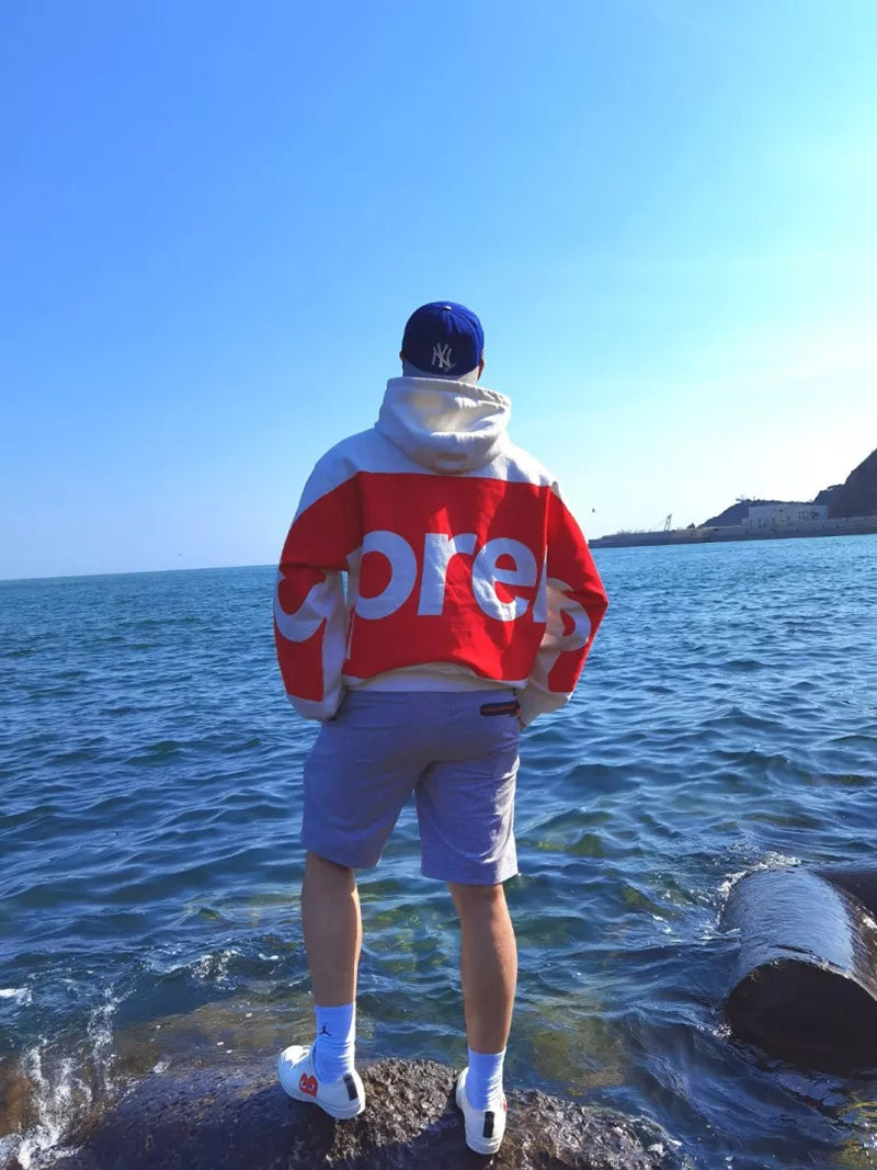 Supreme Big Logo Hooded Sweatshirt White