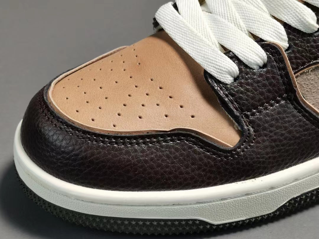 A Bathing Ape Bape SK8 Sta Brown Ivory