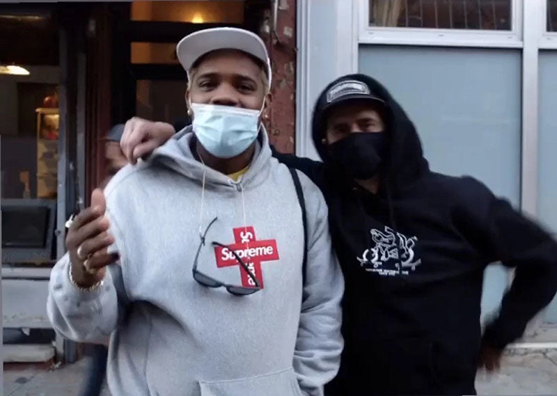Supreme Cross Box Logo Hooded Sweatshirt