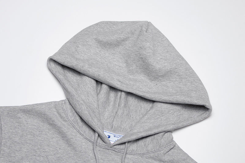 OFF-WHITE Black Paint Script Skate Hoodie Black