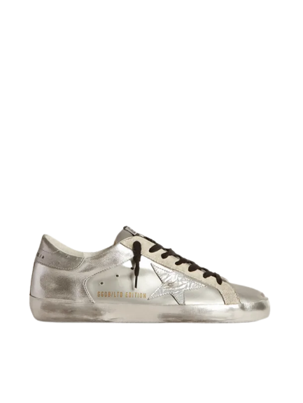 Golden Goose SUPERSTAR sneakers with star and silver heel tab