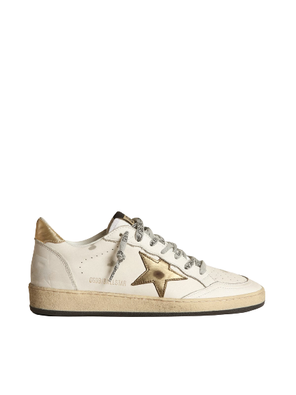 Golden Goose SUPERSTAR Sneakers Ball Star con stella e talloncino dorati
