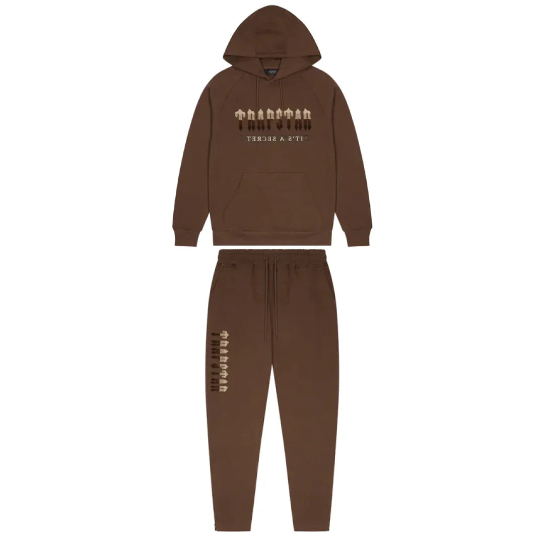 Trapstar Chenille Decoded 2.0 Hooded Tracksuit Earth Edition
