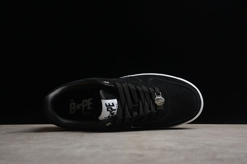 A Bathing Ape Bape Sta Black Suede