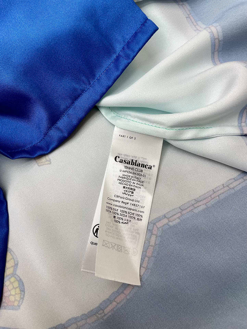 CASABLANCA Coquillage Coloré Silk Shirt