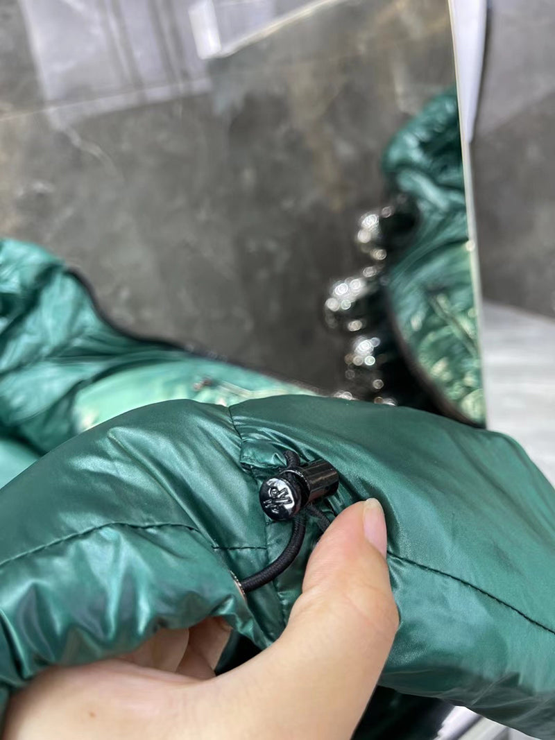 Moncler Ecrins Green Nylon Down Jacket