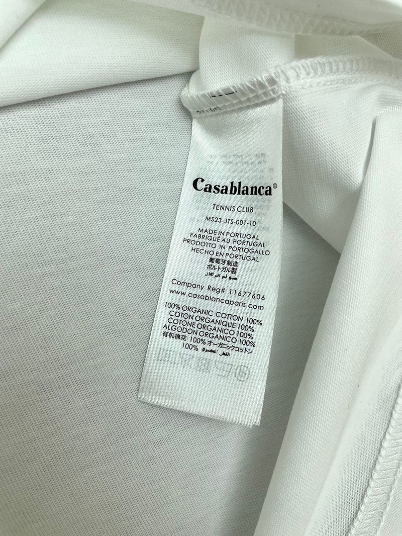 CASABLANCA Joyaux D'Afrique Tennis Club T-Shirt White