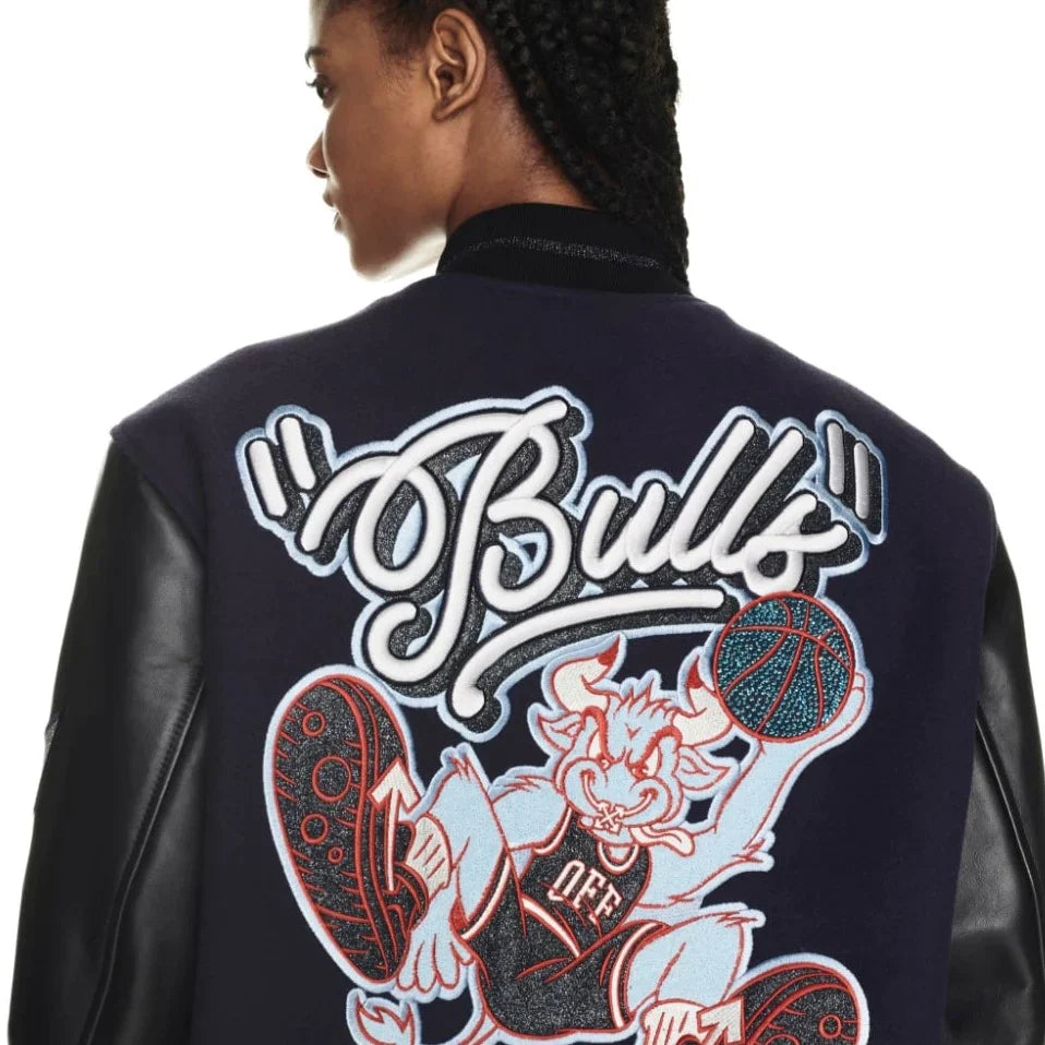 Off-White c/o Chicago Bulls Blue Varsity