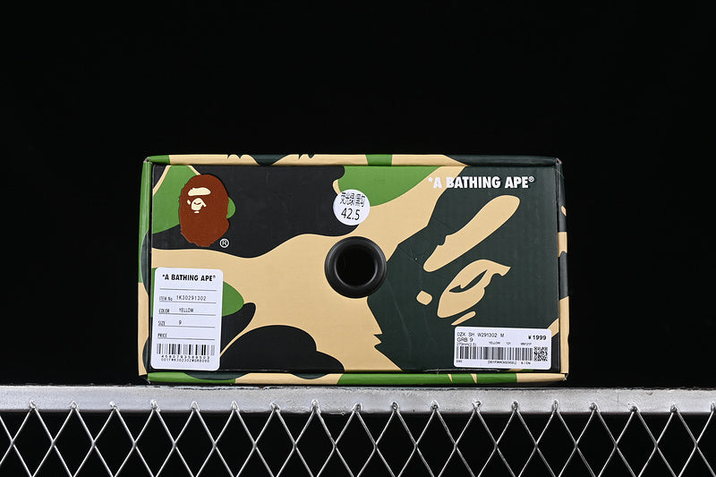 A Bathing Ape Bape Sta #2 Yellow Patent