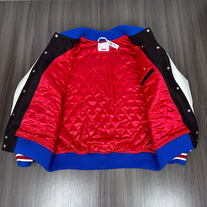 Supreme Tiger Varsity Jacket Brown