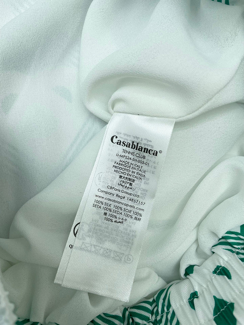 CASABLANCA Heart Monogram Sport Silk Short