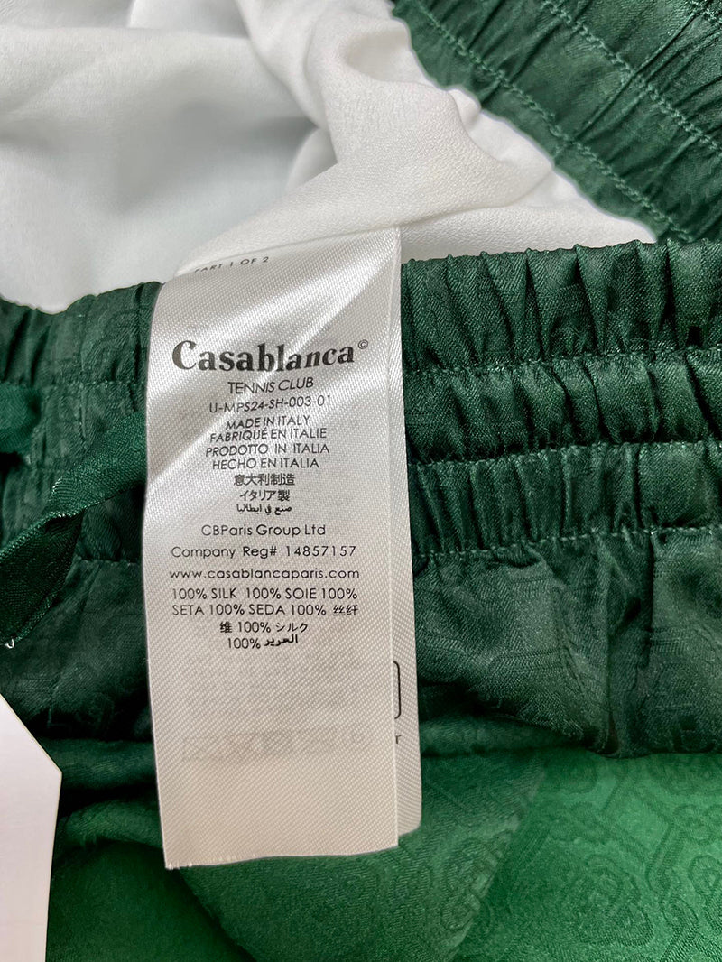 CASABLANCA Unity Is Power Silk Short