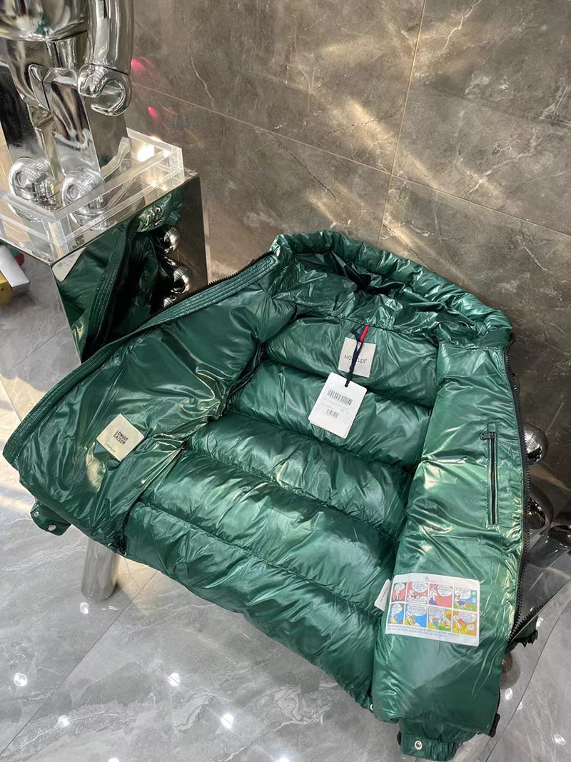 Moncler Ecrins Green Nylon Down Jacket