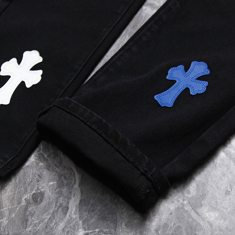 Chrome Hearts Los Angeles Exclusive Levi's Cross Patch Jeans