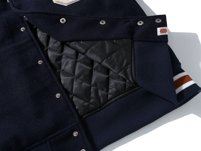 BAPE x Concepts Varsity Jacket Navy