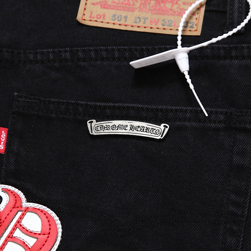 Chrome Hearts Tokyo Levi's Cross Patch Jeans