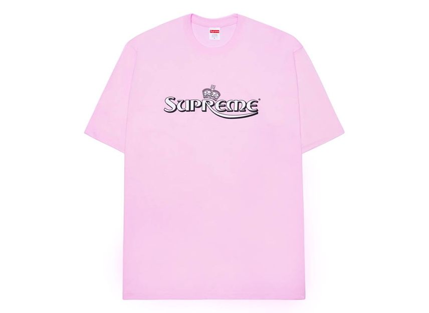 Supreme Crown Tee Pink