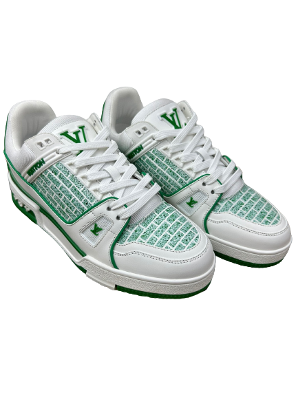 Louis Vuitton LV Trainer Lady Pink White Green