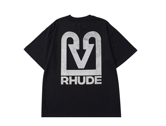 Rhude Black Cat Tee - Vintage Black