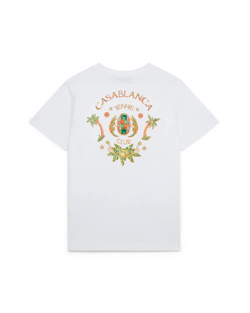 CASABLANCA Joyaux D'Afrique Tennis Club T-Shirt White
